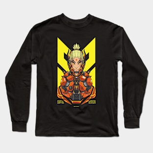 CYBERPUNK AGENT - KARAX 001 Long Sleeve T-Shirt